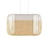 Forestier Bamboo Oval S Pendel Weiß/natur -Heimbeleuchtung 10001550