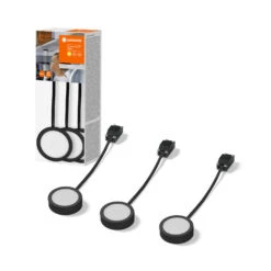 LEDVANCE Undercabinet Puck Möbelspot 3er Schwarz -Heimbeleuchtung 10003845 2