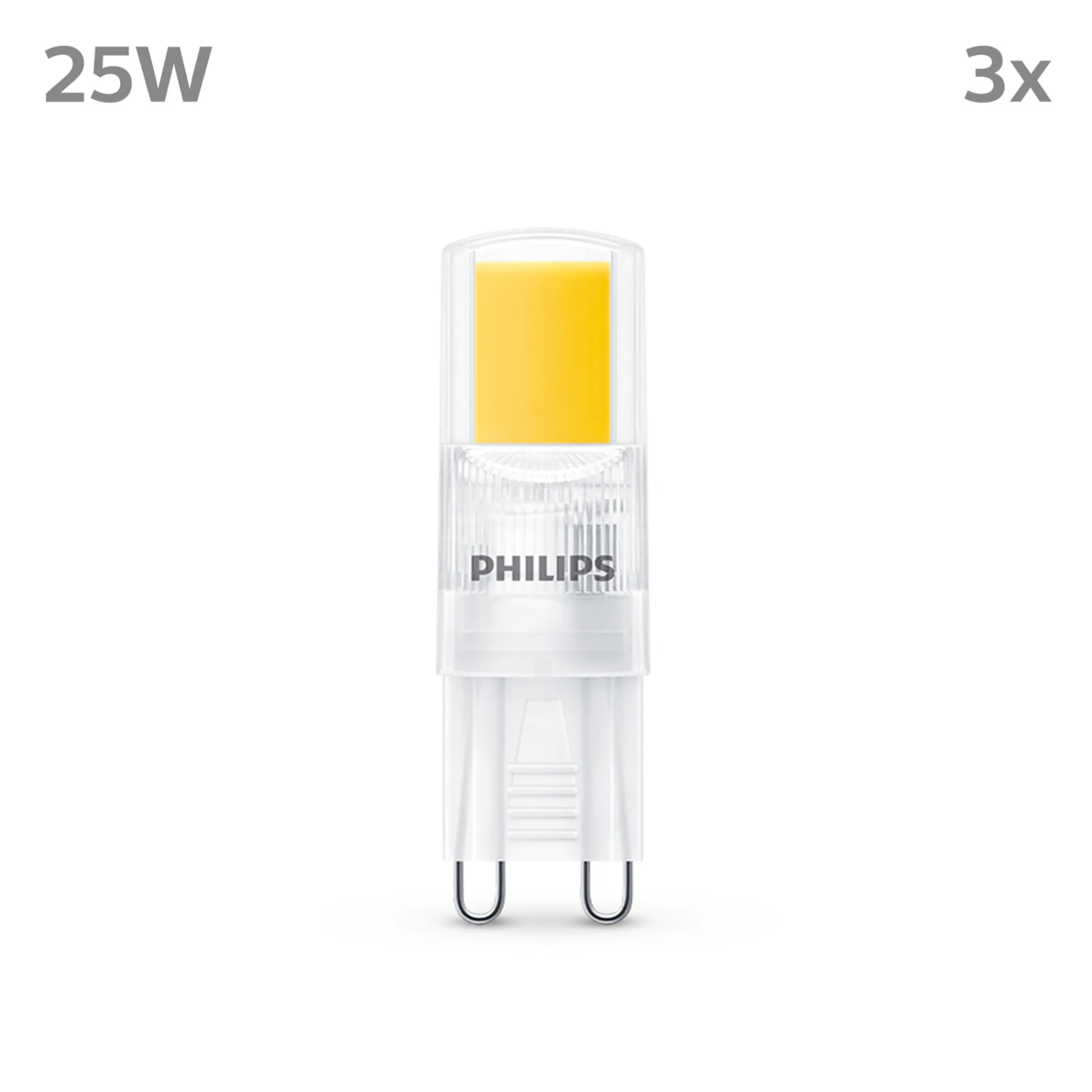 Philips LED-Lampe G9 2W 220lm 2.700K Klar 3er 4 Philips LED-Lampe G9 2W 220lm 2.700K Klar 3er – Bild 2