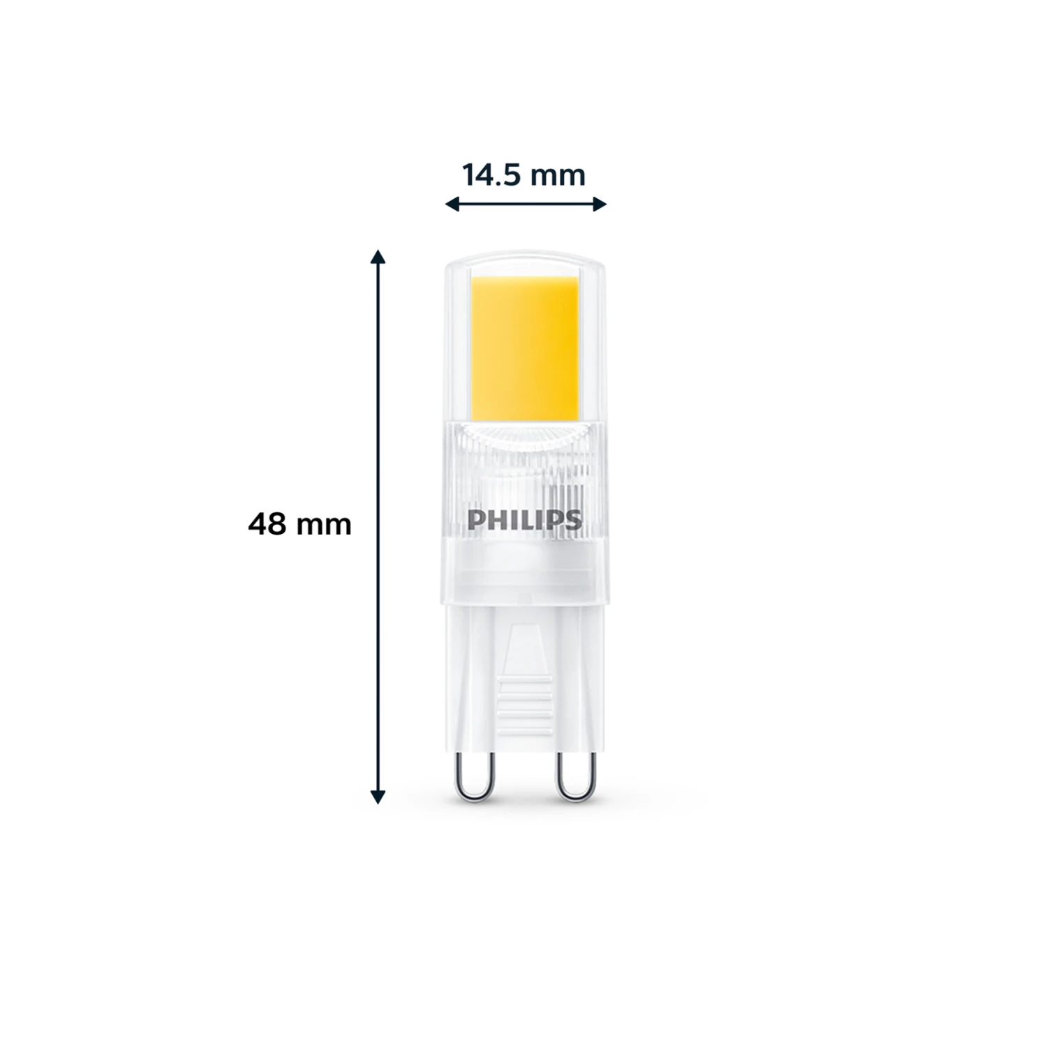 Philips LED-Lampe G9 2W 220lm 2.700K Klar 6er 5 Philips LED-Lampe G9 2W 220lm 2.700K Klar 6er – Bild 3