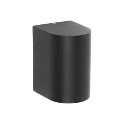 Prios Tetje Außenwandleuchte Schwarz Rund 10 Cm -Heimbeleuchtung 10004679 5