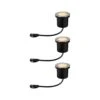 Paulmann Plug & Shine LED-Einbaulampe 4,5W 3er-Set -Heimbeleuchtung 10008741