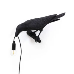SELETTI Bird Lamp LED-Dekowandlampe, Links Schwarz 12 SELETTI Bird Lamp LED-Dekowandlampe, Links Schwarz -Heimbeleuchtung 10009771 2
