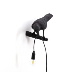 SELETTI Bird Lamp LED-Dekowandlampe, Links Schwarz 13 SELETTI Bird Lamp LED-Dekowandlampe, Links Schwarz -Heimbeleuchtung 10009771 3
