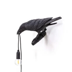 SELETTI Bird Lamp LED-Dekowandlampe, Links Schwarz 14 SELETTI Bird Lamp LED-Dekowandlampe, Links Schwarz -Heimbeleuchtung 10009771 4