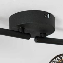 Lindby Eudoria Decken-Spot 4-flammig Schwarz/gold -Heimbeleuchtung 10010408 6