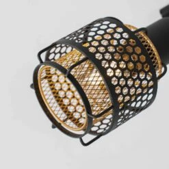 Lindby Eudoria Decken-Spot 4-flammig Schwarz/gold -Heimbeleuchtung 10010408 7