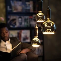 SEGULA LED-Floating-Globelampe G200 E27 5W Klar -Heimbeleuchtung 10010477 6