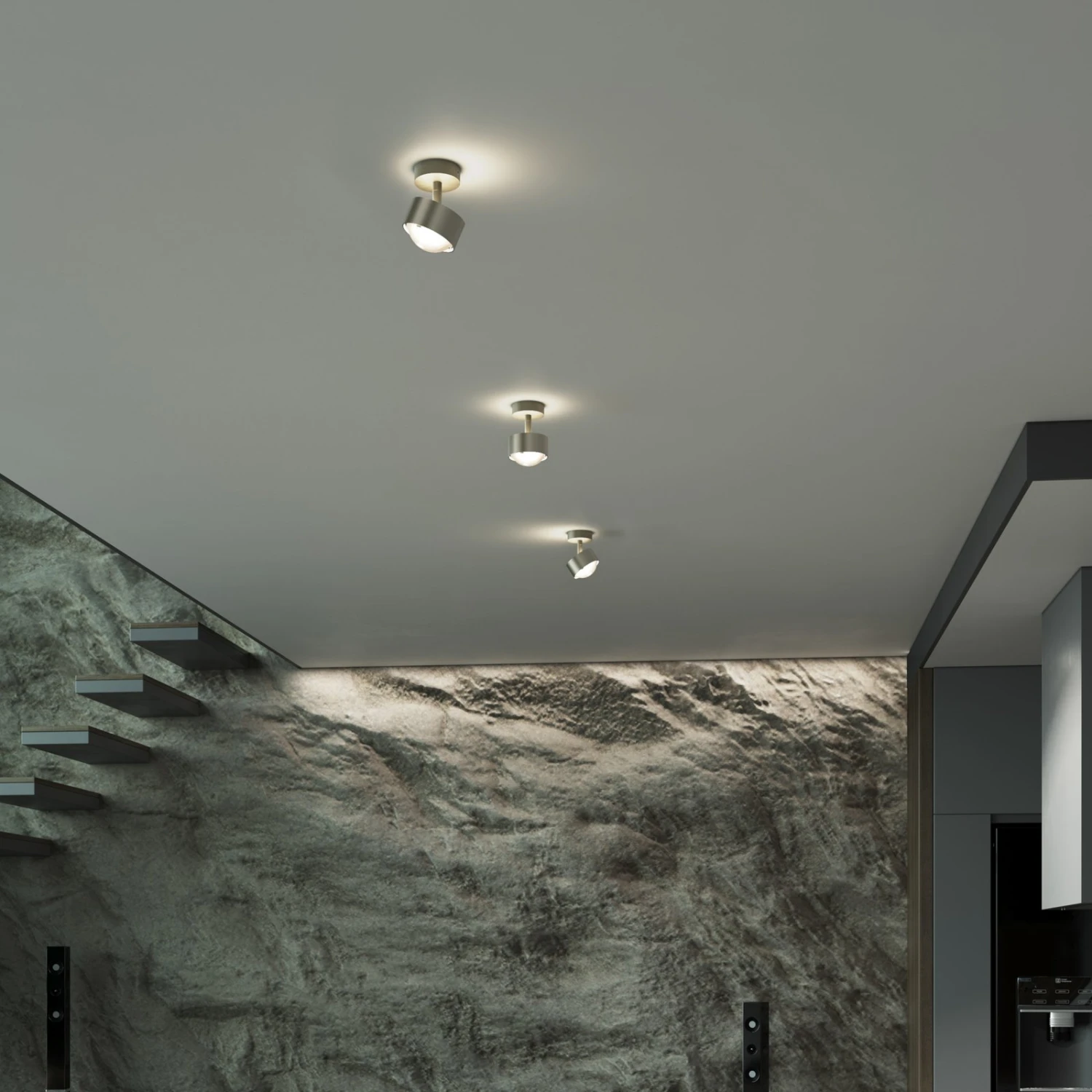 Puk! 80 Turn Up/Downlight Linse Matt Nickel Matt 4 Puk! 80 Turn Up/Downlight Linse Matt Nickel Matt – Bild 2