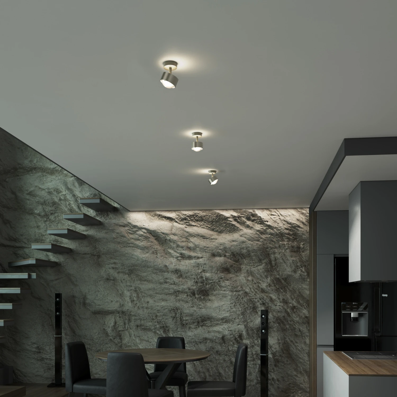 Puk! 80 Turn Up/Downlight Linse Matt Nickel Matt 6 Puk! 80 Turn Up/Downlight Linse Matt Nickel Matt – Bild 4