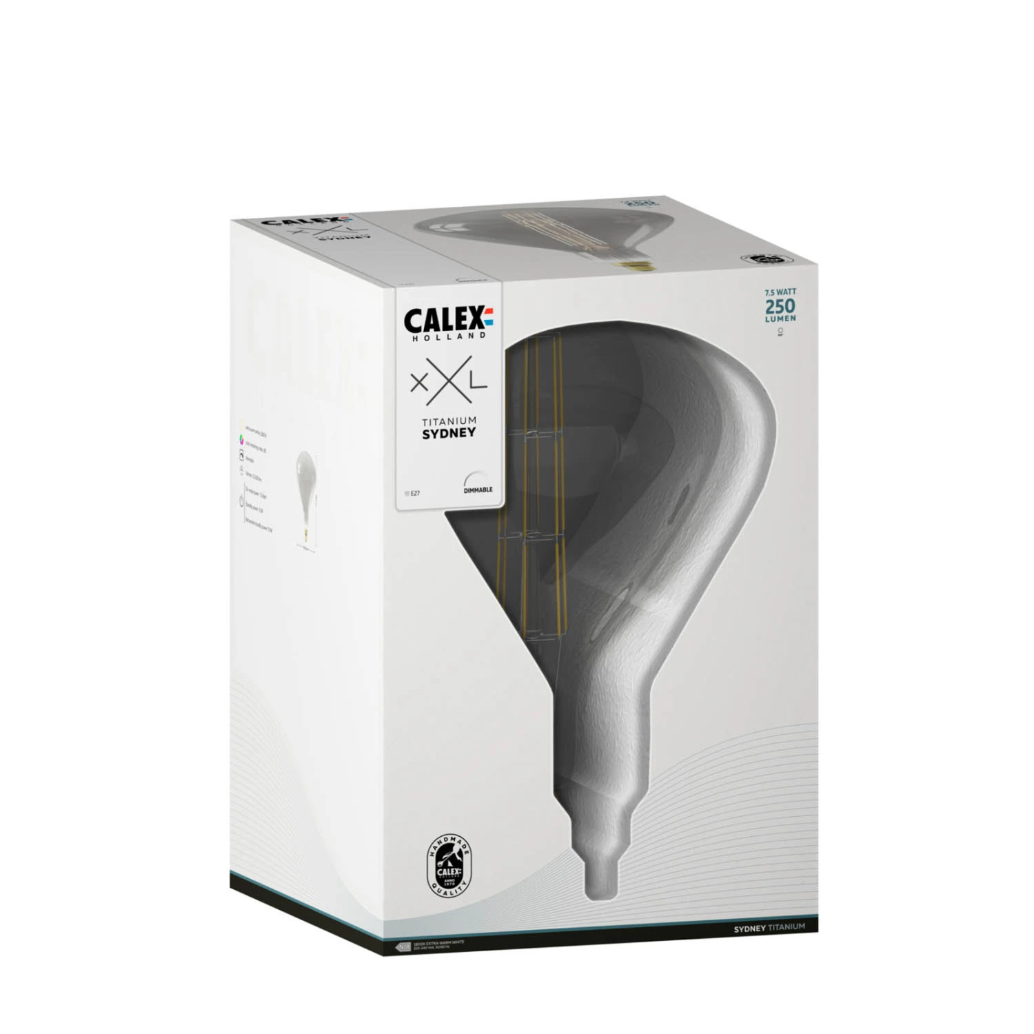 Calex Sydney LED-Lampe E27 7,5W 1.800K Dim Titan 5 Calex Sydney LED-Lampe E27 7,5W 1.800K Dim Titan – Bild 3