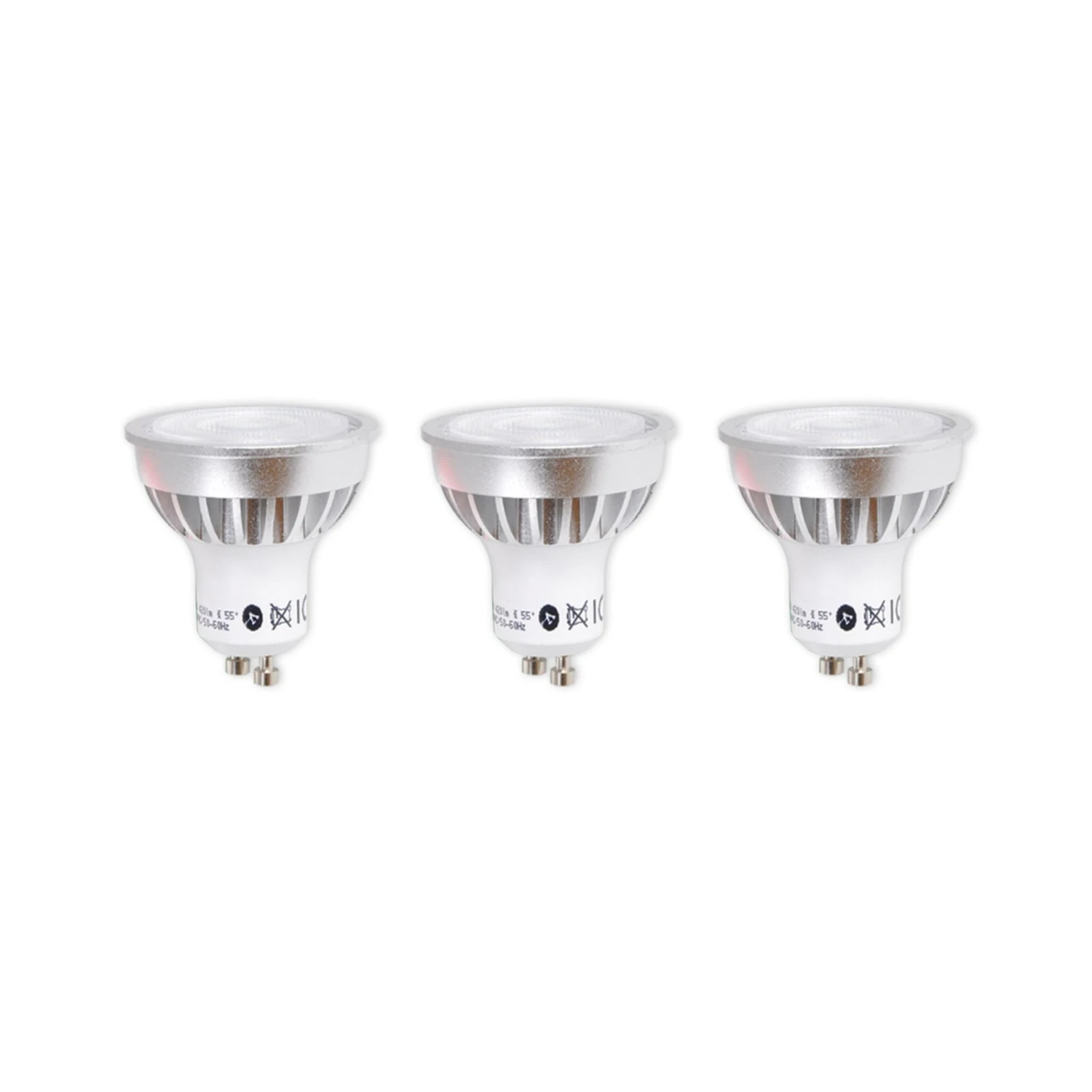 GU10 5W 830 LED-Reflektor 55° 3er-Set 3 GU10 5W 830 LED-Reflektor 55° 3er-Set