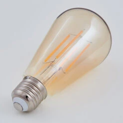 E27 LED-Rustikalampe 6W 500lm Amber 1.800K 3er-Set -Heimbeleuchtung 10011537 4