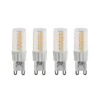 Arcchio LED-Stiftsockellampe G9 3,5W 827 4er-Set -Heimbeleuchtung 10011896