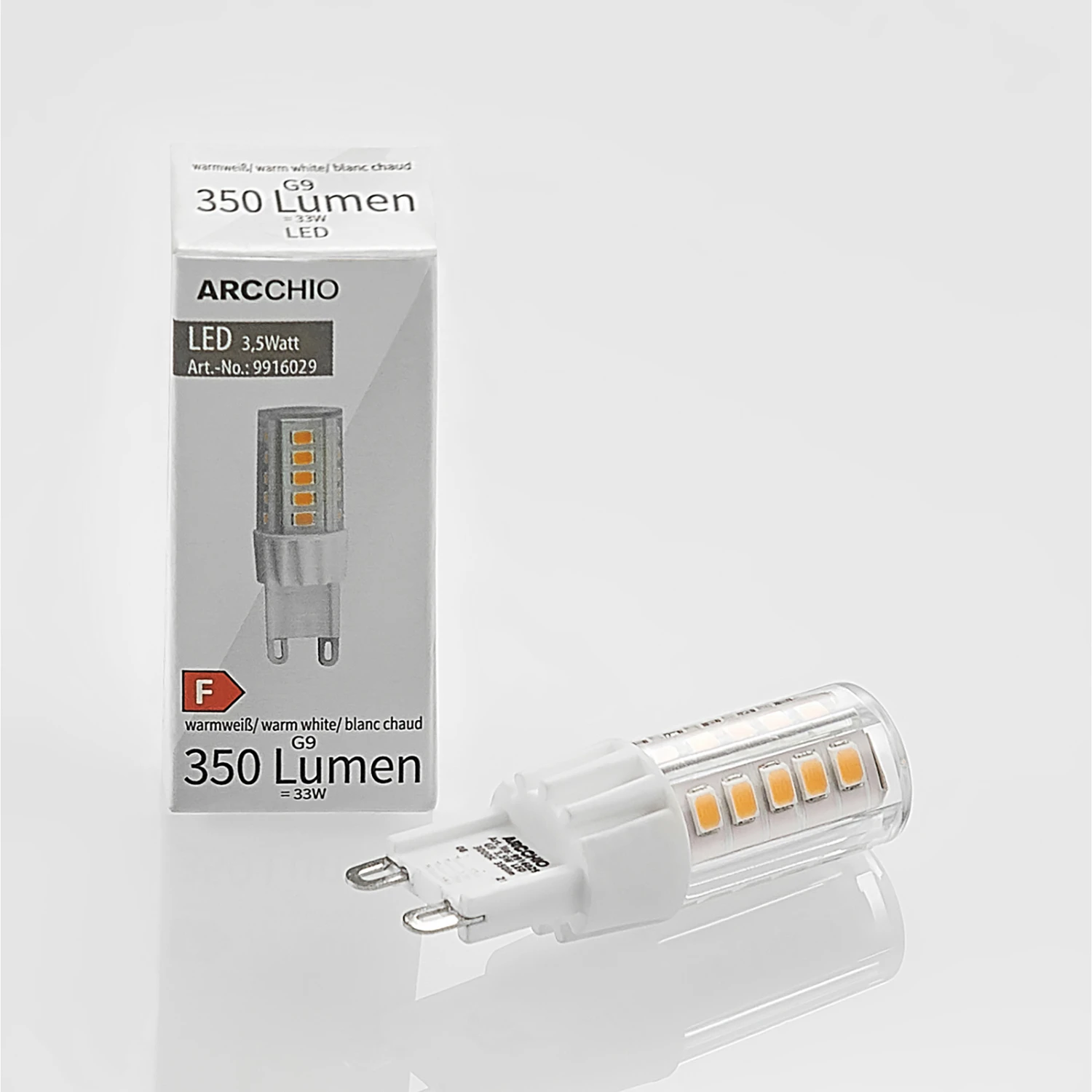 Arcchio LED-Stiftsockellampe G9 3,5W 830 10er-Set 9 Arcchio LED-Stiftsockellampe G9 3,5W 830 10er-Set – Bild 7