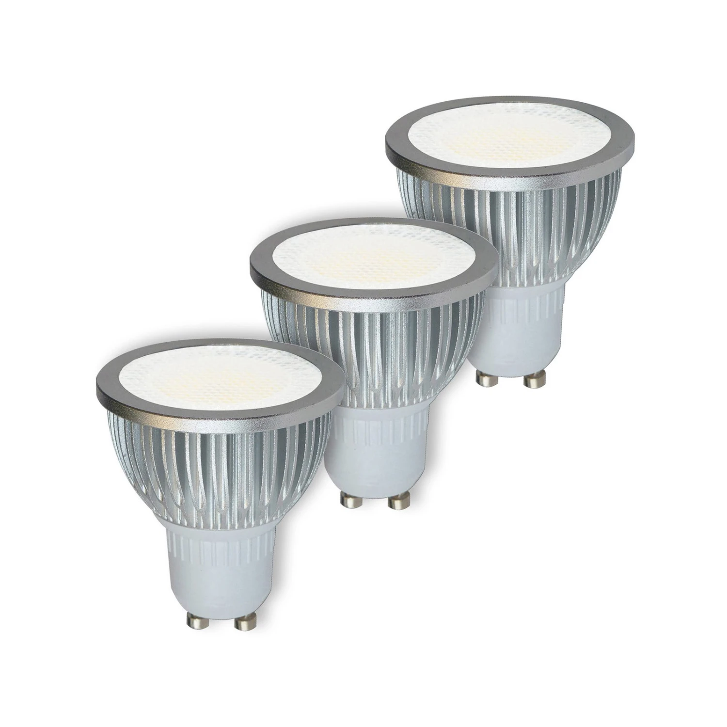 Hochvolt LED-Reflektor GU10 5W 830 85° 3er-Set 3 Hochvolt LED-Reflektor GU10 5W 830 85° 3er-Set