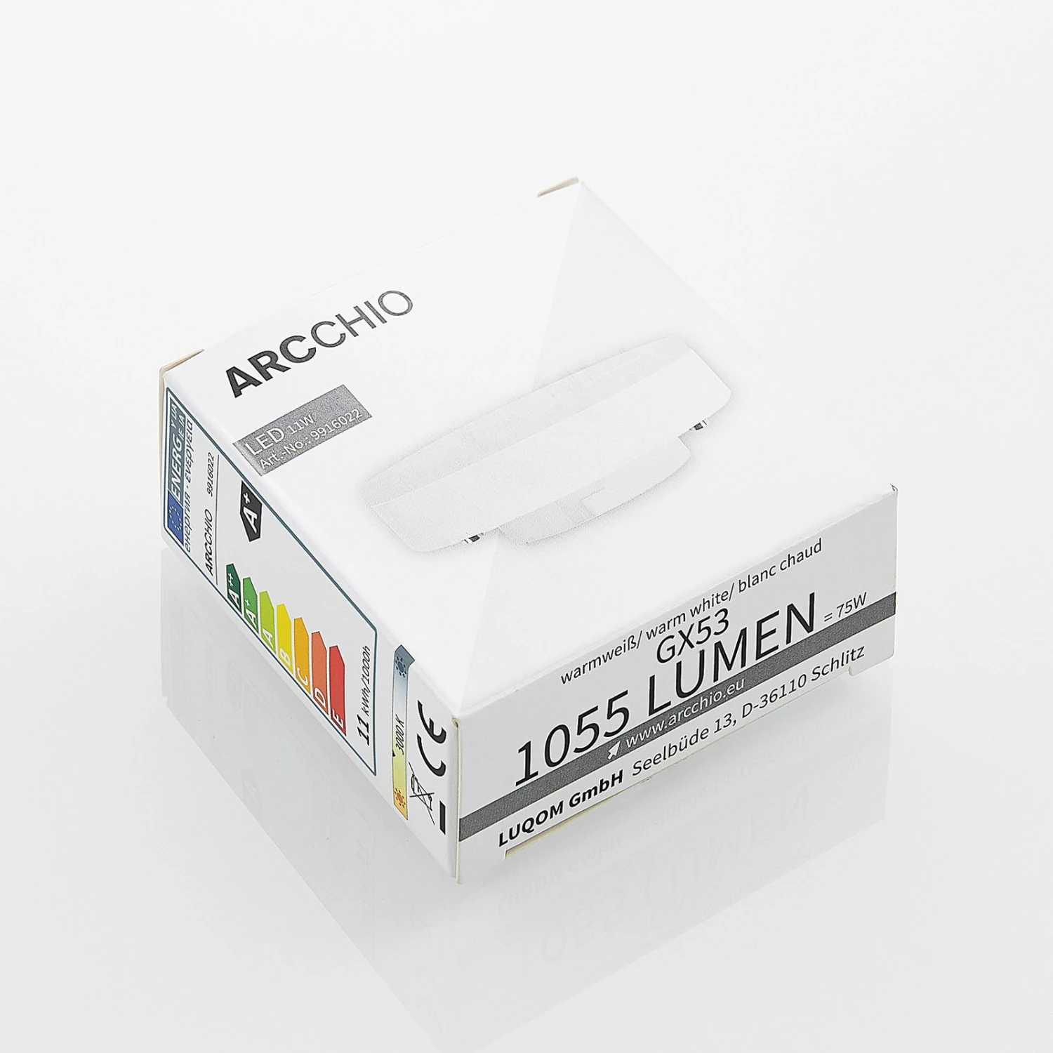 Arcchio LED-Lampe GX53 10W 3.000K 2er-Set 11 Arcchio LED-Lampe GX53 10W 3.000K 2er-Set – Bild 9