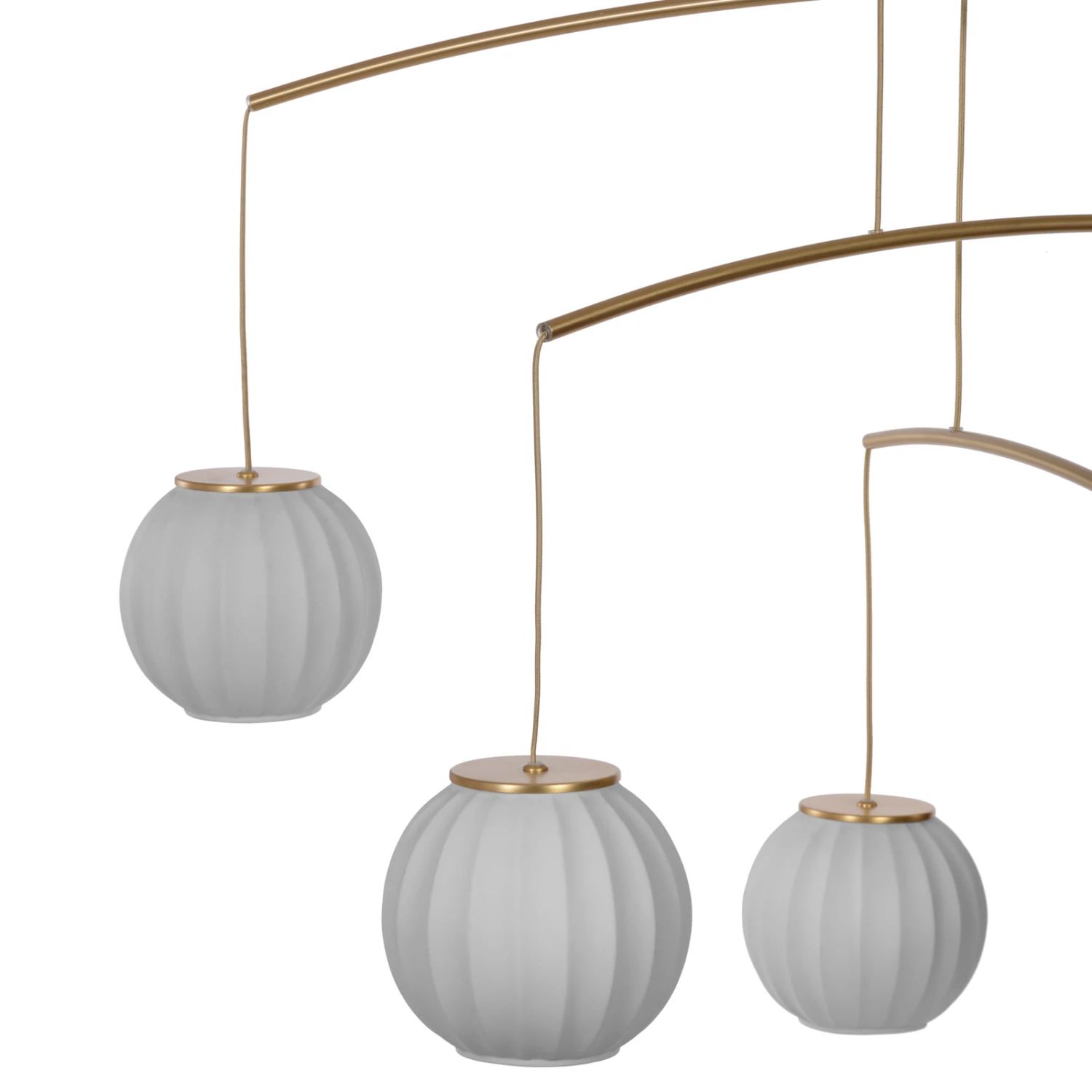 Hängeleuchte Mei Móvil Sechsflammig Struktur Gold 7 Hängeleuchte Mei Móvil Sechsflammig Struktur Gold – Bild 5