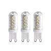 LED-Lampe In Röhrenform G9 3W 830 Klar 3er-Set -Heimbeleuchtung 10012046