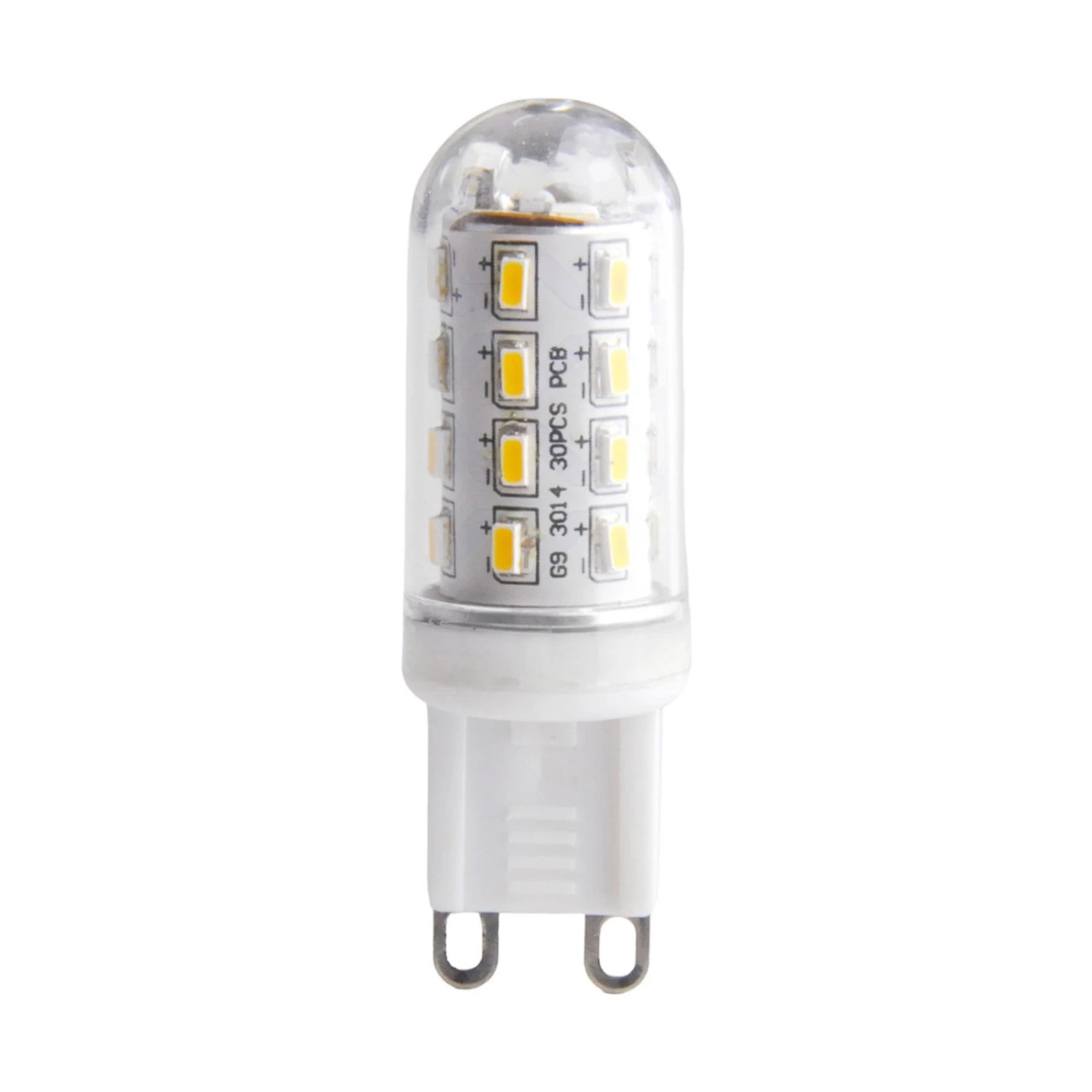 LED-Lampe In Röhrenform G9 3W 830 Klar 10er-Set 4 LED-Lampe In Röhrenform G9 3W 830 Klar 10er-Set – Bild 2