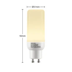 Arcchio LED-Röhrenlampe GU10 4,5W 3.000K 3er-Set -Heimbeleuchtung 10012112 2
