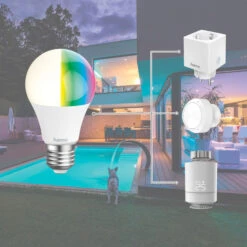 Hama WLAN LED-Lampe E27 A60 10W RGBW Dimmbar Opal 12 Hama WLAN LED-Lampe E27 A60 10W RGBW Dimmbar Opal -Heimbeleuchtung 10012206 2