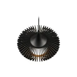 Hängelampe Colino Aus Holzlamellen, Schwarz -Heimbeleuchtung 10012321 4