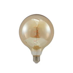 Lucande LED E27 G125 4W 2.700K Dimmbar Amber 5er -Heimbeleuchtung 10012521 2