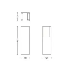 Philips MyGarden Bridge Sockellampe E27 Anthrazit -Heimbeleuchtung 10012721 2