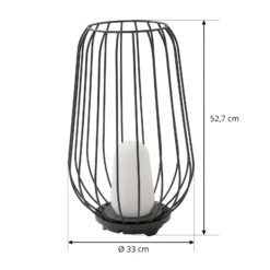 Lucande Chandan Terrassenleuchte 52,7 Cm -Heimbeleuchtung 10012735 3