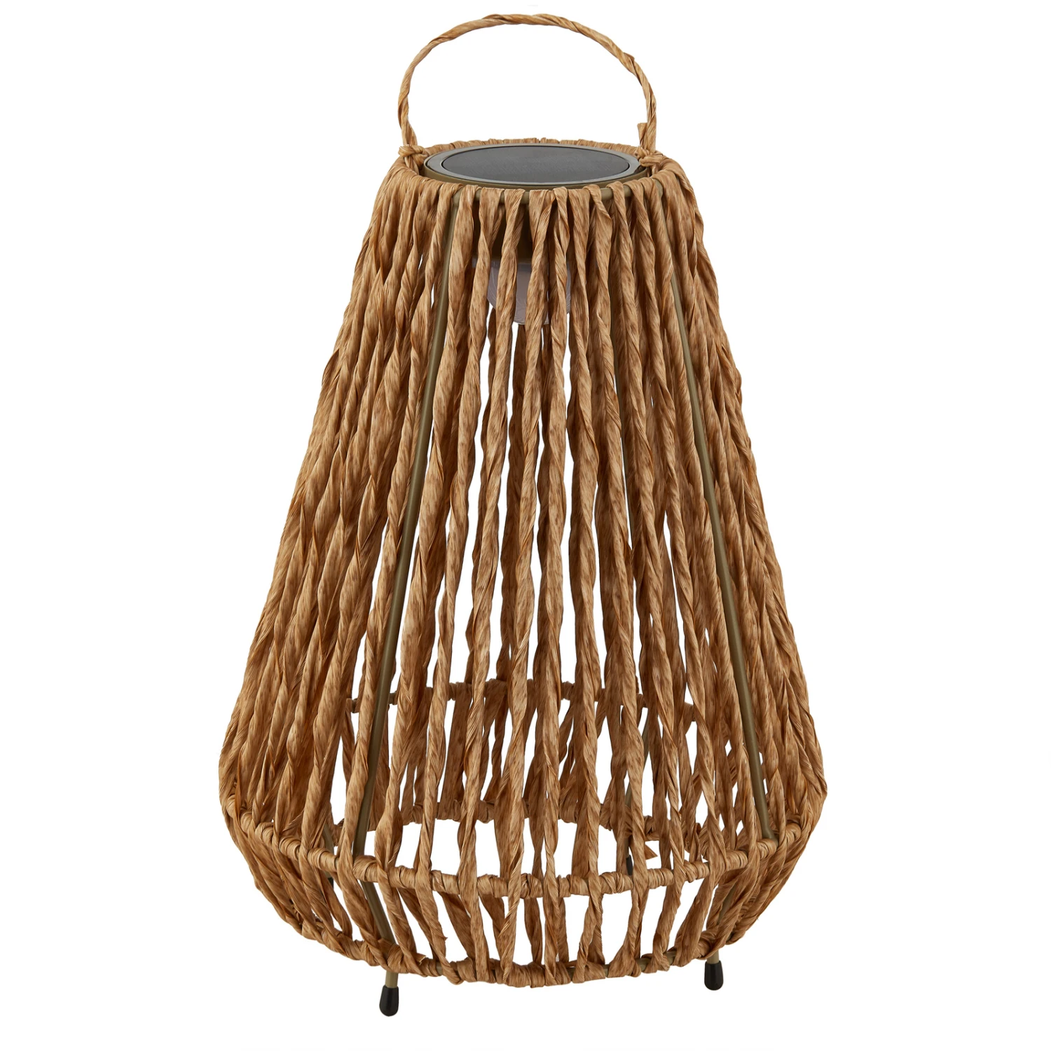 Lindby Amaria LED-Solar-Leuchte Rattan Hell 6 Lindby Amaria LED-Solar-Leuchte Rattan Hell – Bild 4