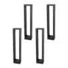 Lucande Grafitgraue LED-Wegelampe Jupp, 60 Cm, 4er-Set -Heimbeleuchtung 10013760