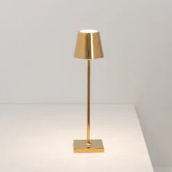 Zafferano Poldina Micro Akkulampe Innen Gold Glanz -Heimbeleuchtung 10016318 2