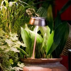 Zafferano Sister Light Akkulampe Erdspieß Kupfer