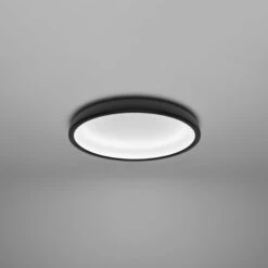 Stilnovo Reflexio LED-Deckenleuchte, Ø65cm Schwarz -Heimbeleuchtung 10016705 2