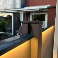 LED-Leuchtleiste, WPC-/Alu-Zäune, 173cm, Anthrazit -Heimbeleuchtung 10016720 5