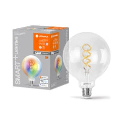 LEDVANCE SMART+ WiFi E27 4,8W Klar G125 RGB CCT 7 LEDVANCE SMART+ WiFi E27 4,8W Klar G125 RGB CCT -Heimbeleuchtung 10016796 2