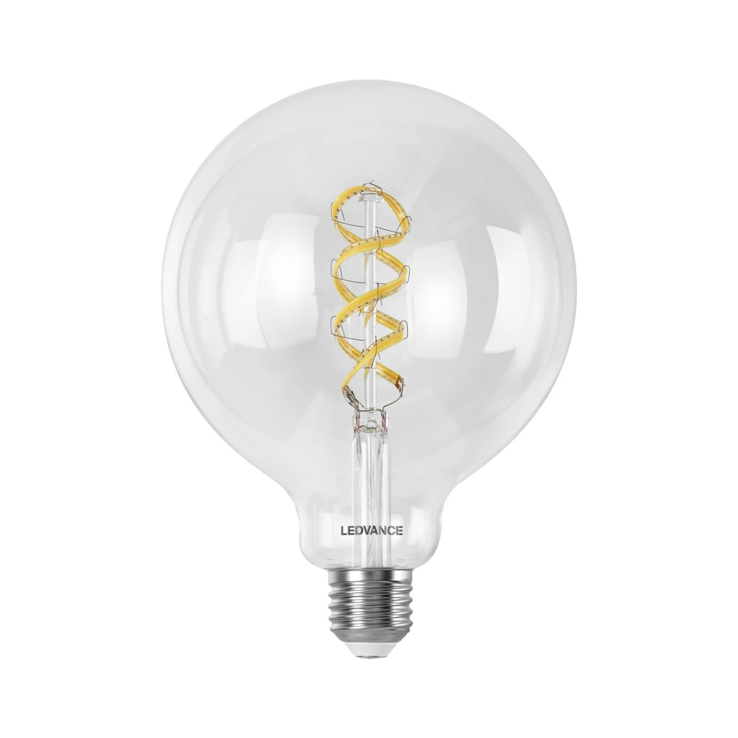 LEDVANCE SMART+ WiFi E27 4,8W Klar G125 RGB CCT 3 LEDVANCE SMART+ WiFi E27 4,8W Klar G125 RGB CCT