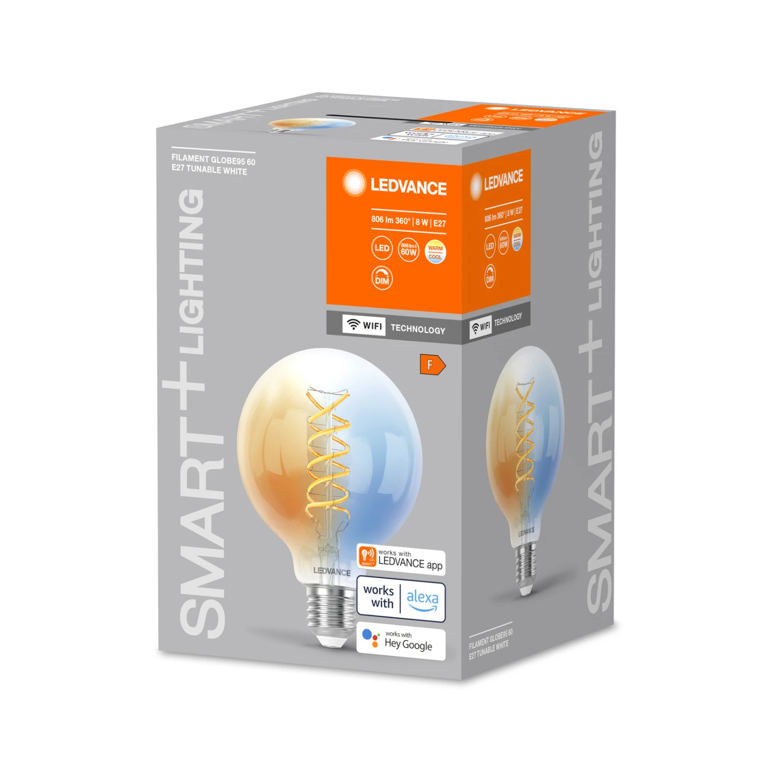 LEDVANCE SMART+ WiFi E27 8W LED G95 Klar 827-865 4 LEDVANCE SMART+ WiFi E27 8W LED G95 Klar 827-865 – Bild 2