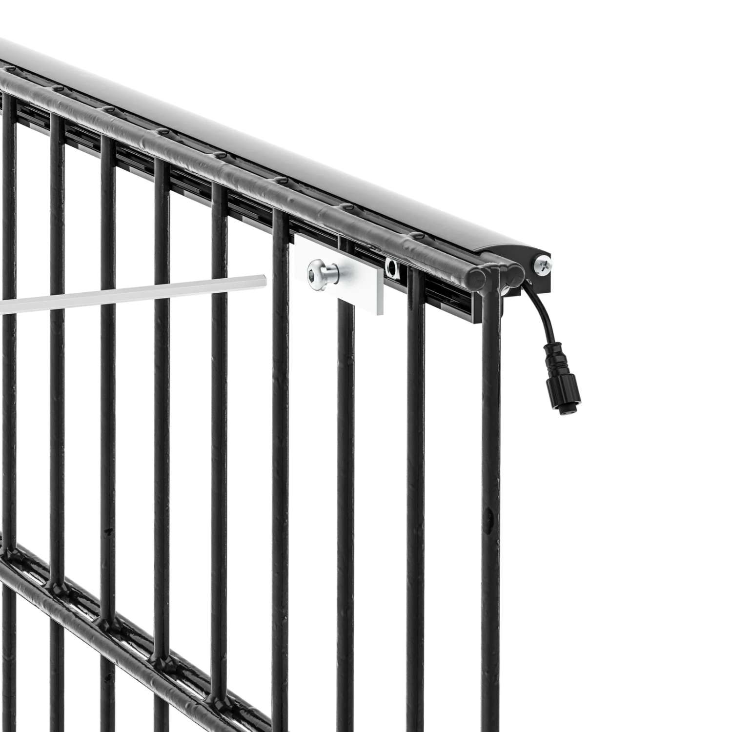 LyghtUp 1er-Starter-Set DSM-Zäune 246cm Anthrazit 7 LyghtUp 1er-Starter-Set DSM-Zäune 246cm Anthrazit – Bild 5