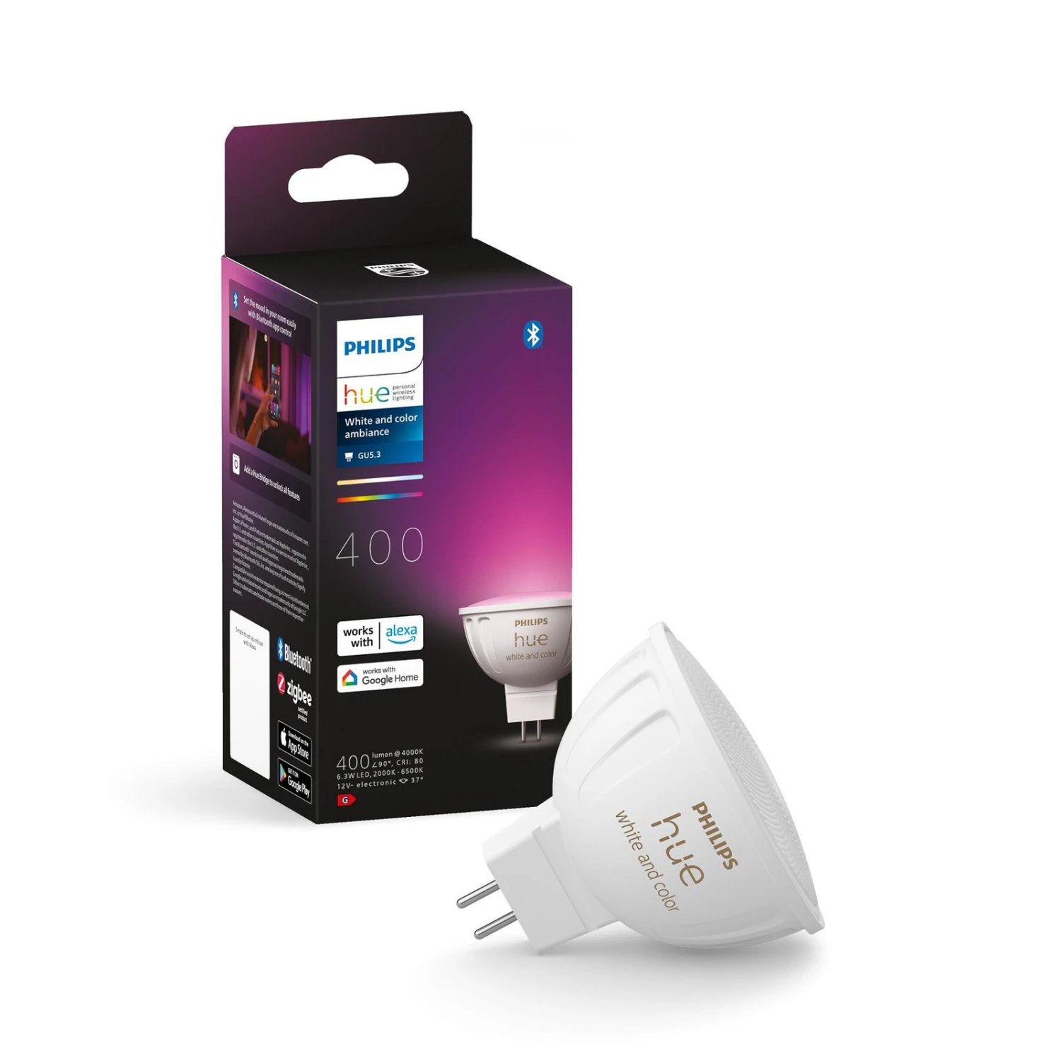 Philips Hue White & Color Ambiance LED 6,3W GU5,3 7 Philips Hue White & Color Ambiance LED 6,3W GU5,3 – Bild 5