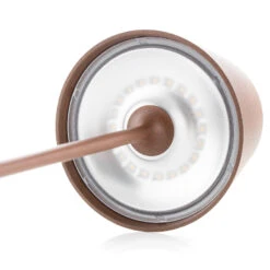 Zafferano Poldina LED-Tischlampe Akku, Matt, Braun -Heimbeleuchtung 1053341 5