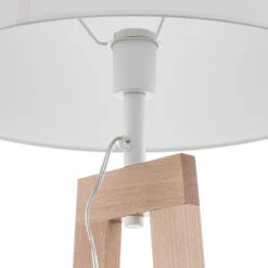 Stehleuchte Sacha LS Aus Holz Und Textil, Weiß -Heimbeleuchtung 1065086 7