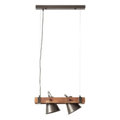 BRILLIANT Hängeleuchte Plow Zweiflammig, Schwarz/holz Dunkel 15 BRILLIANT Hängeleuchte Plow Zweiflammig, Schwarz/holz Dunkel -Heimbeleuchtung 1509556 5