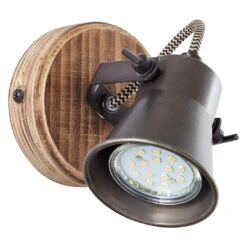 BRILLIANT Wandstrahler Seed Schwarz -Heimbeleuchtung 1509575 3