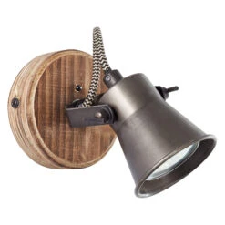 BRILLIANT Wandstrahler Seed Schwarz -Heimbeleuchtung 1509575 5