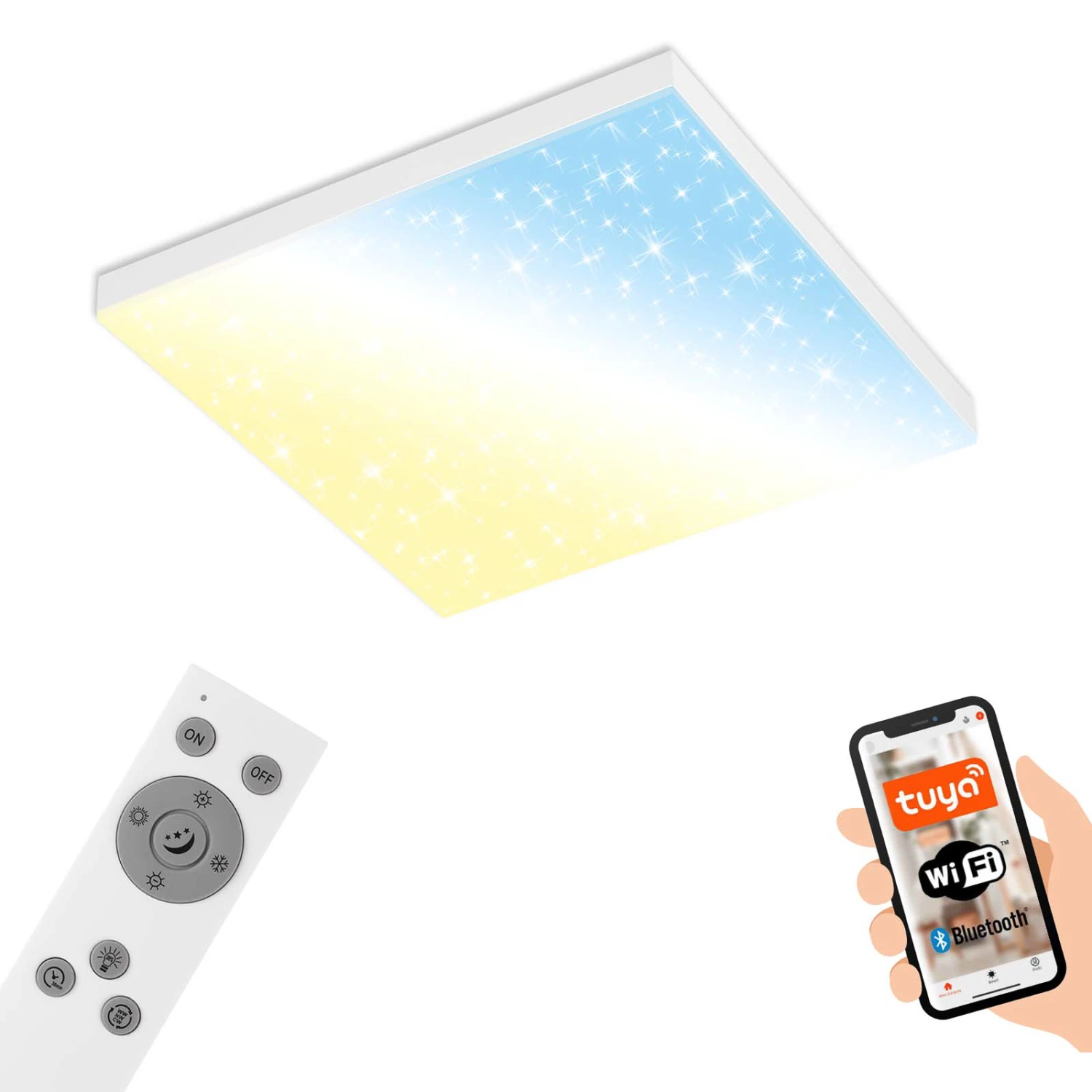 LED-Panel Frameless SL WiFi Bluetooth 45x45cm 4 LED-Panel Frameless SL WiFi Bluetooth 45x45cm – Bild 2