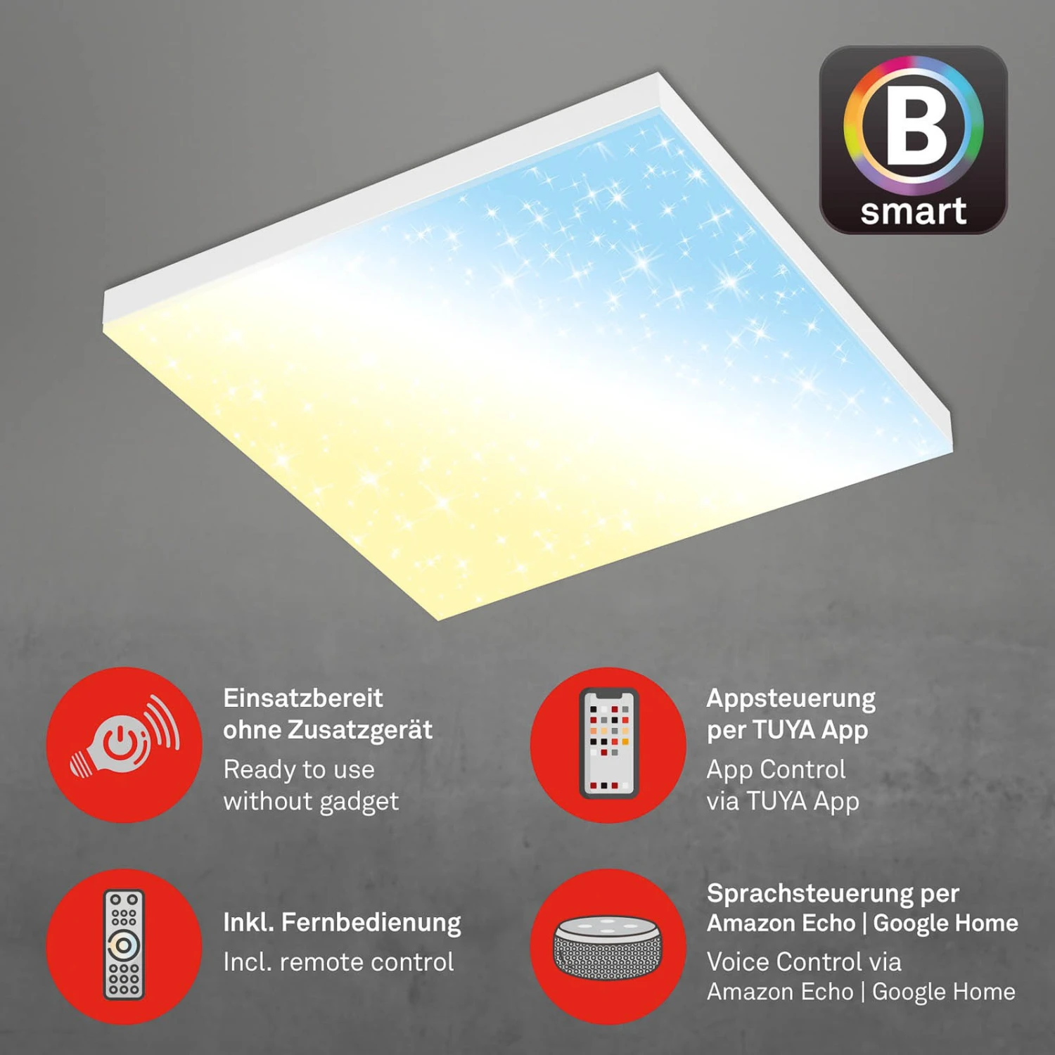 LED-Panel Frameless SL WiFi Bluetooth 45x45cm 6 LED-Panel Frameless SL WiFi Bluetooth 45x45cm – Bild 4