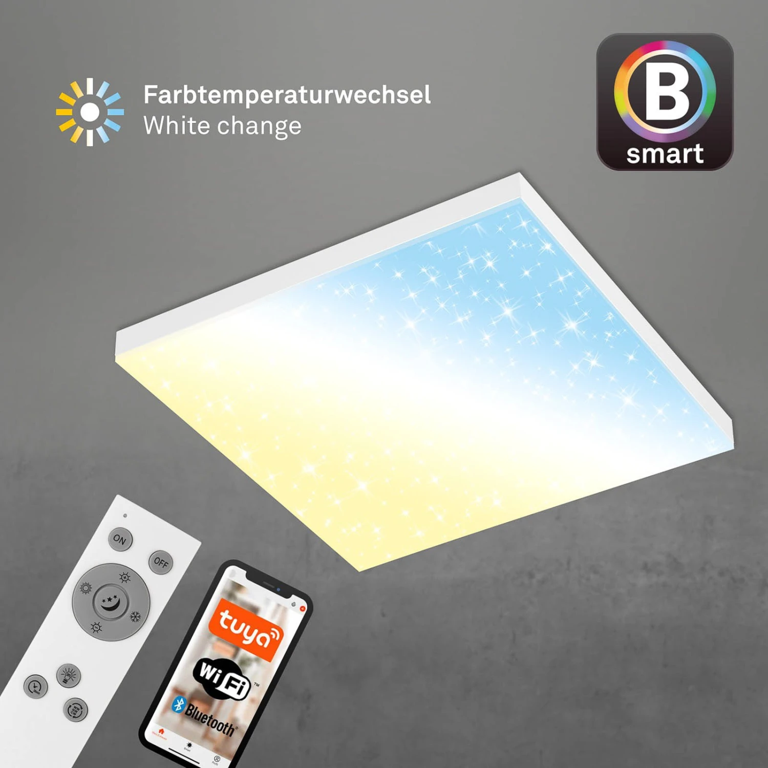 LED-Panel Frameless SL WiFi Bluetooth 45x45cm 7 LED-Panel Frameless SL WiFi Bluetooth 45x45cm – Bild 5