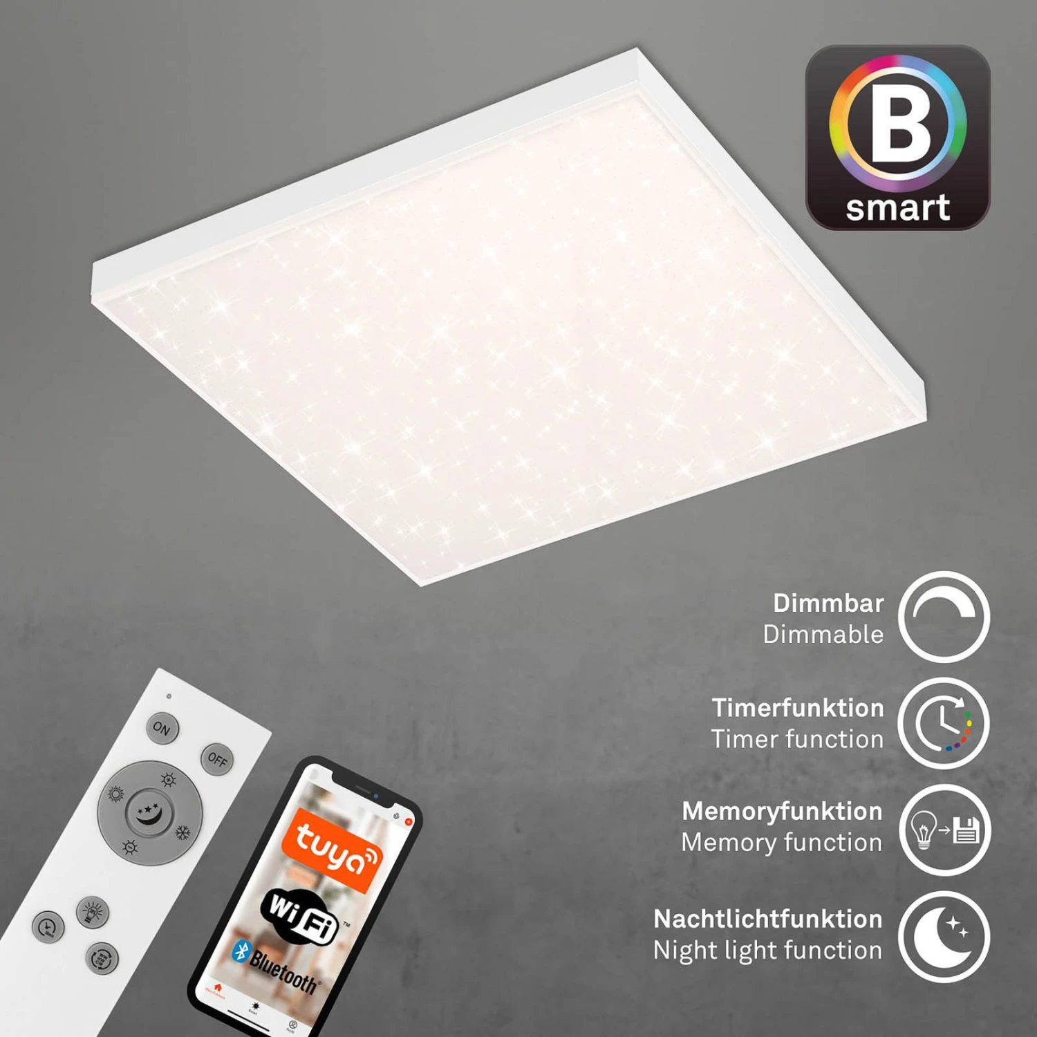 LED-Panel Frameless SL WiFi Bluetooth 45x45cm 8 LED-Panel Frameless SL WiFi Bluetooth 45x45cm – Bild 6